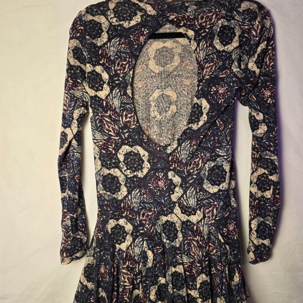 FREE PEOPLE XS Annabelle Tunic in Plum Combo - Picture 2 of 5